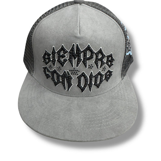 GORRA SIEMPRE CON DIOS DE ESTRELLAS PLANA