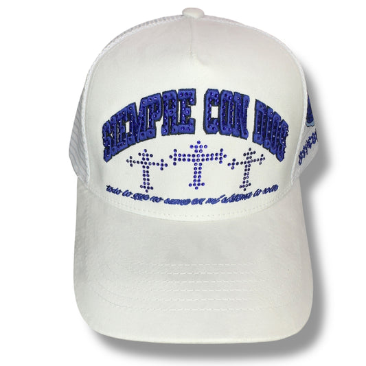 GORRA SIEMPRE CON DIOS DE CRUZ
