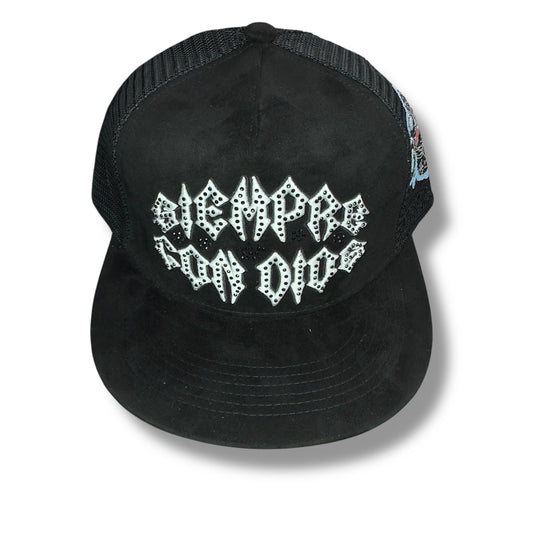 GORRA SIEMPRE CON DIOS DE ESTRELLAS PLANA
