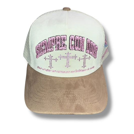 GORRA SIEMPRE CON DIOS DE CRUZ