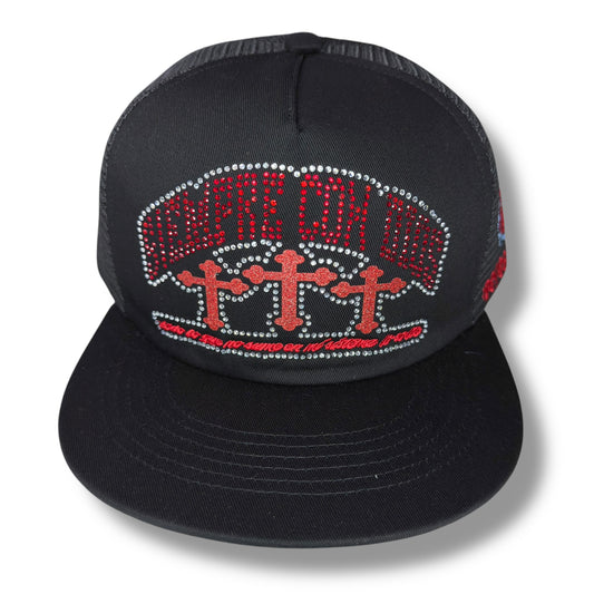 GORRA SIEMPRE CON DIOS PLANA