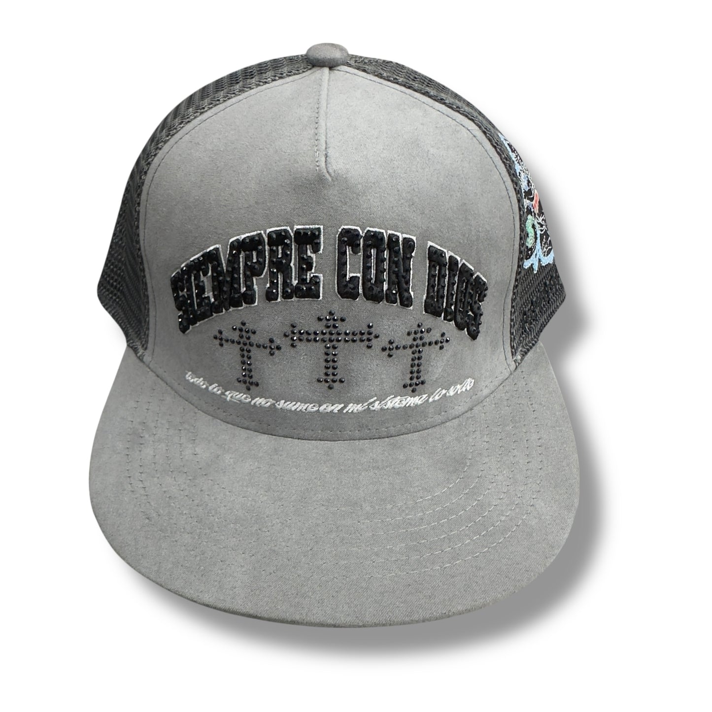 GORRA SIEMPRE CON DIOS DE CRUZ PLANA