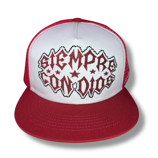 GORRA SIEMPRE CON DIOS PLANA