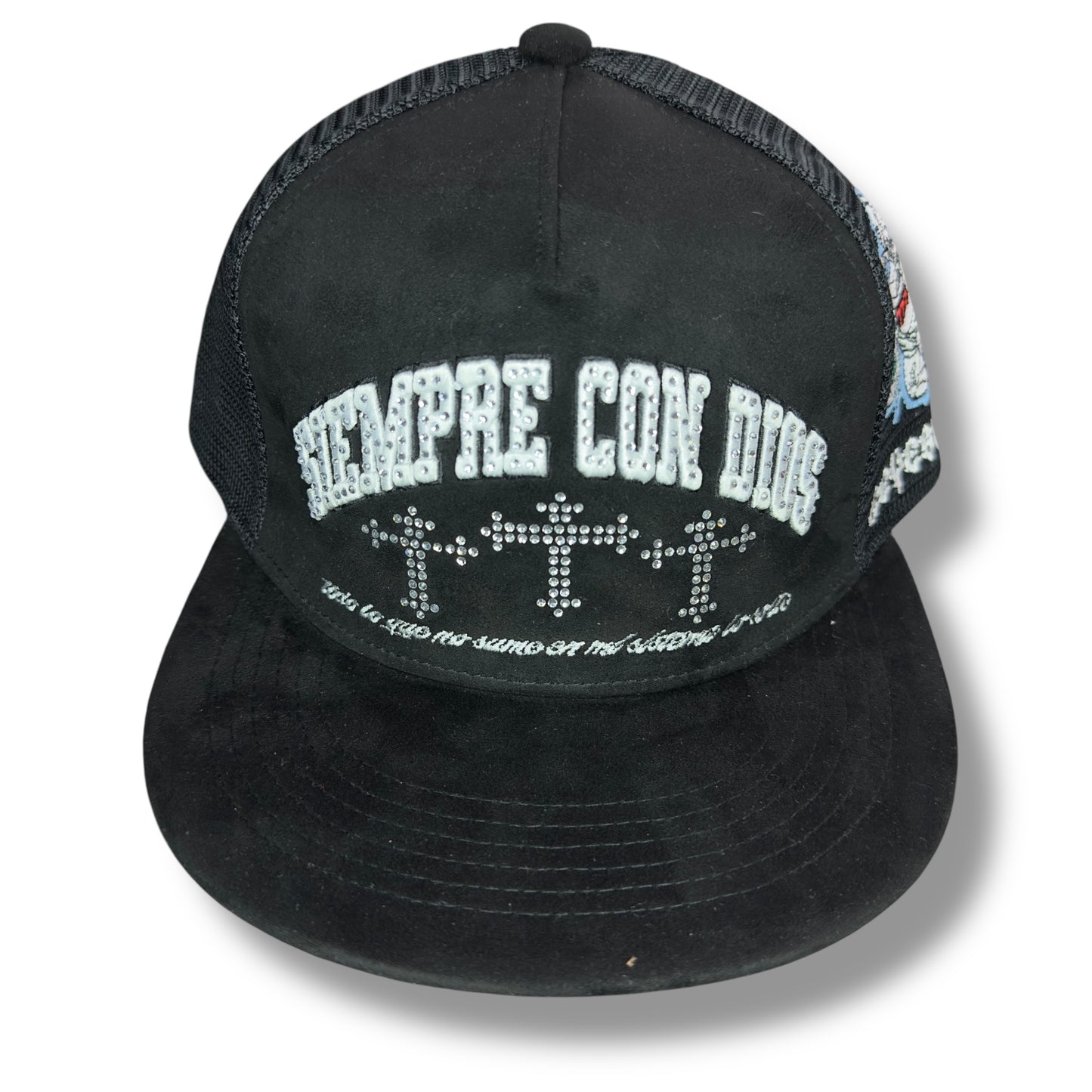 GORRA SIEMPRE CON DIOS DE CRUZ PLANA