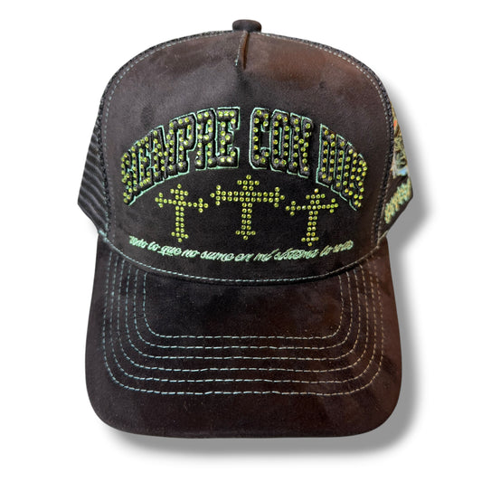 GORRA SIEMPRE CON DIOS CRUZ