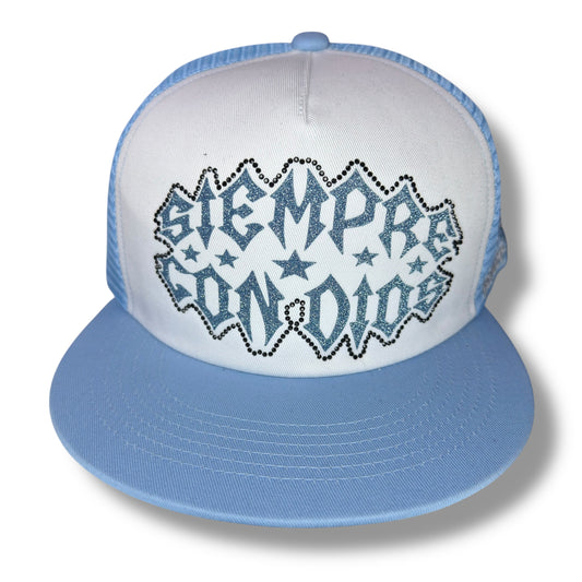 GORRA SIEMPRE CON DIOS PLANA