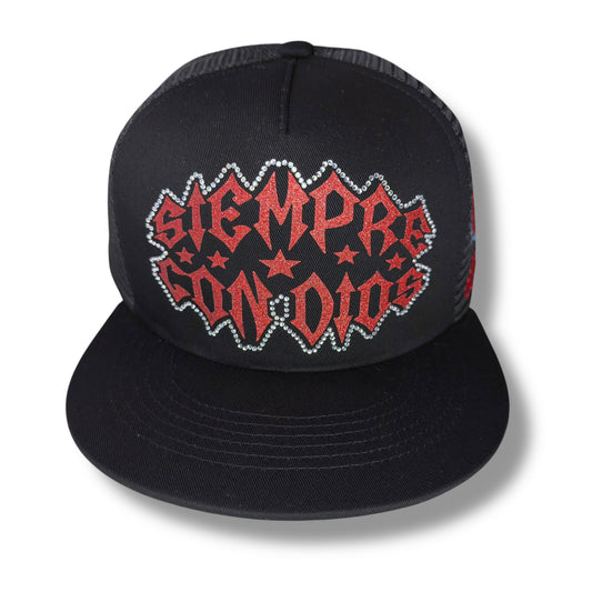 GORRA SIEMPRE CON DIOS PLANA