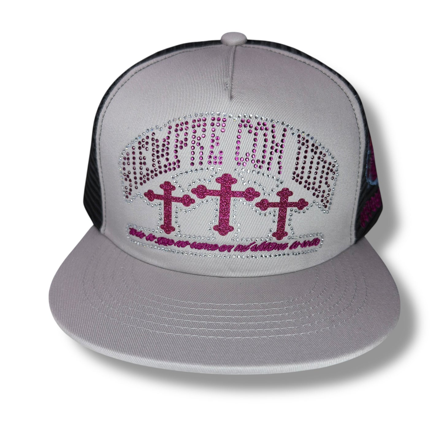 GORRA SIEMPRE CON DIOS PLANA