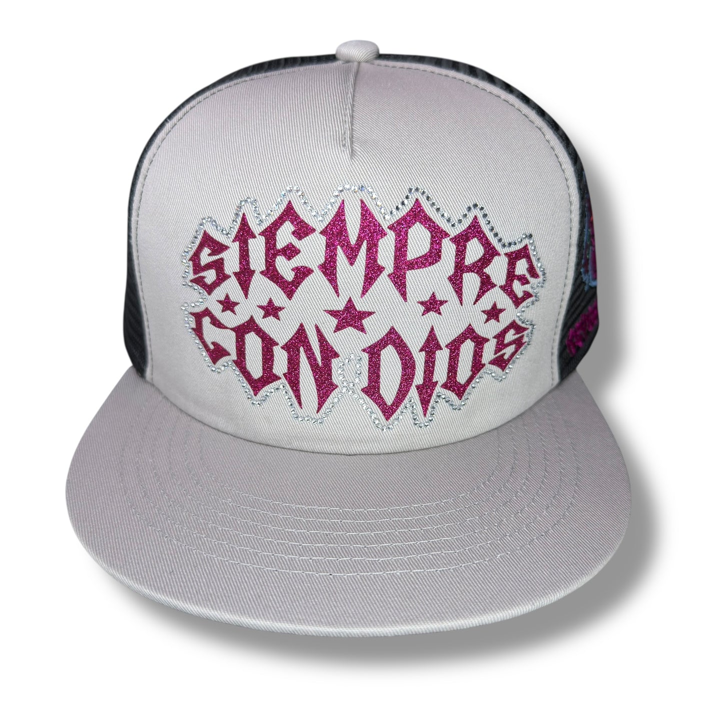 GORRA SIEMPRE CON DIOS PLANA